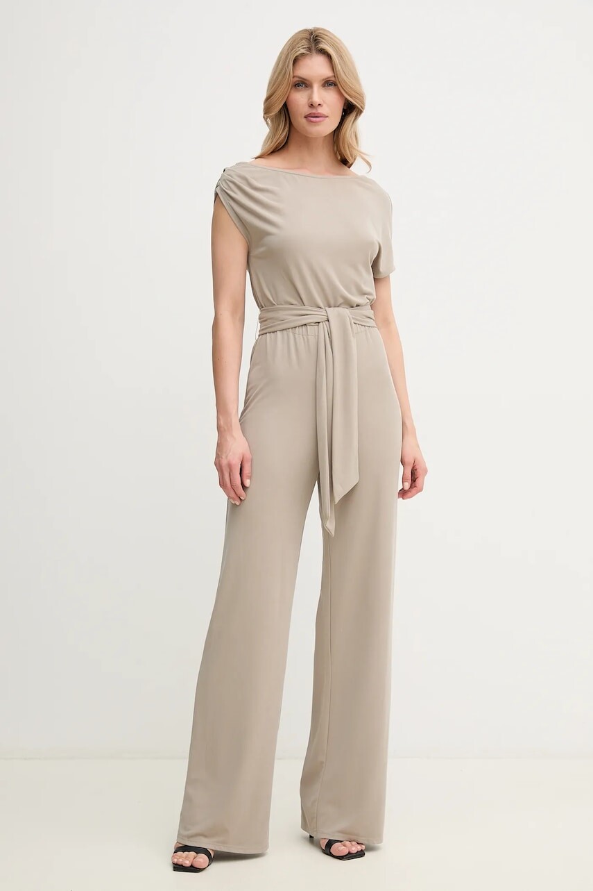 Overal Guess RUMI béžová farba, s okrúhlym výstrihom, W5GD89 KCTB0