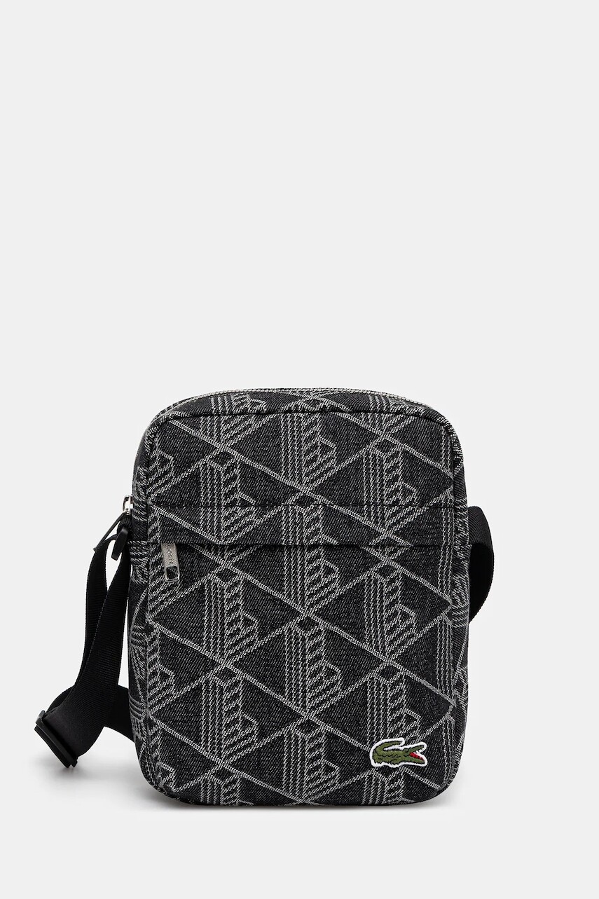 Džínsová taška Lacoste modrá farba, NU4869NZ