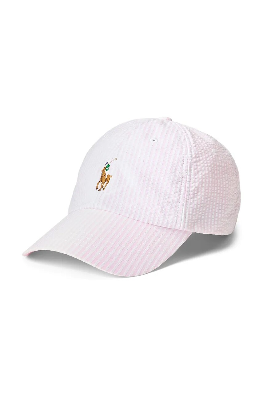 Šiltovka Polo Ralph Lauren ružová farba, vzorovaná, 710957166