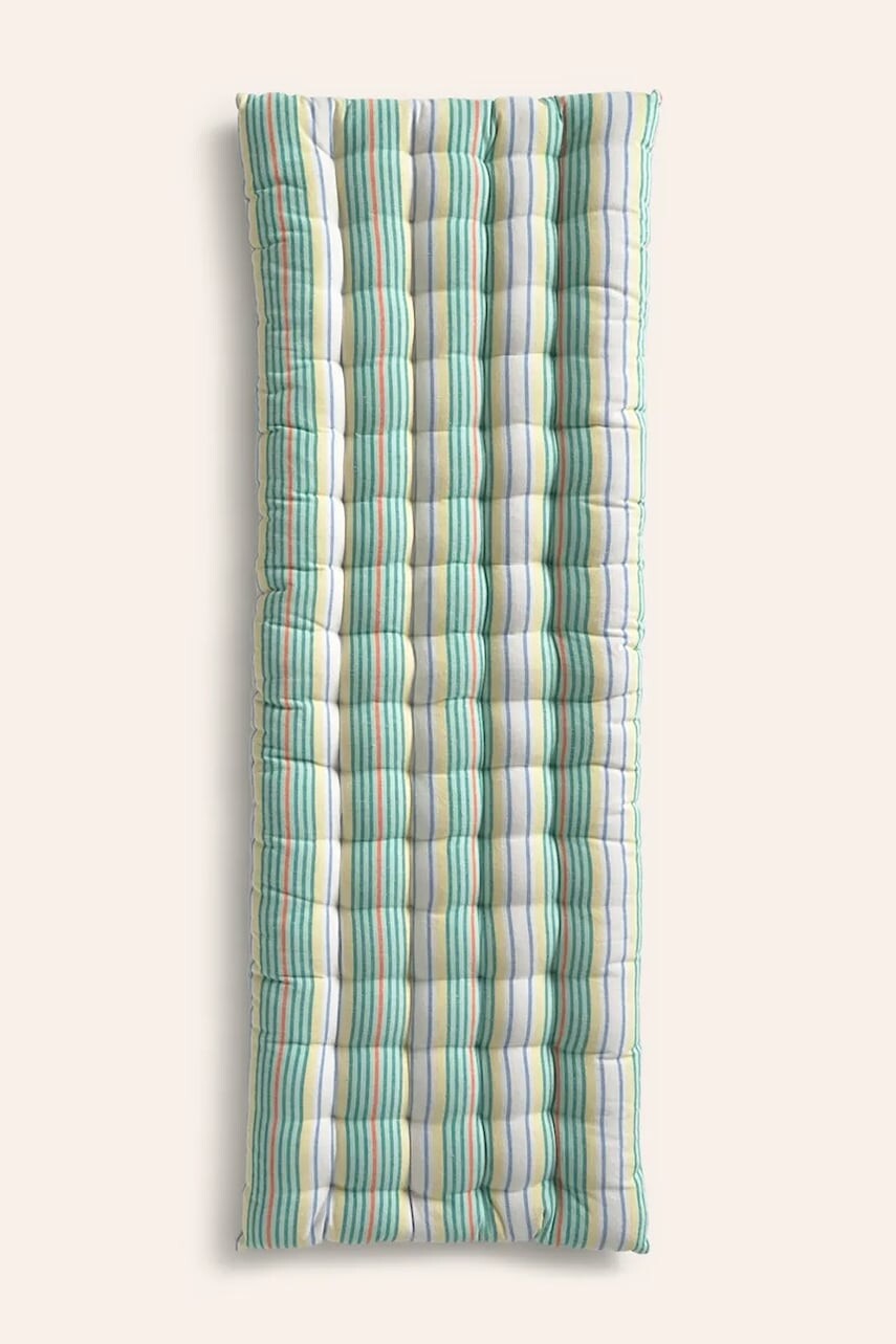 Dekoratívna poduška na lavičku Haiti tyrkysová farba