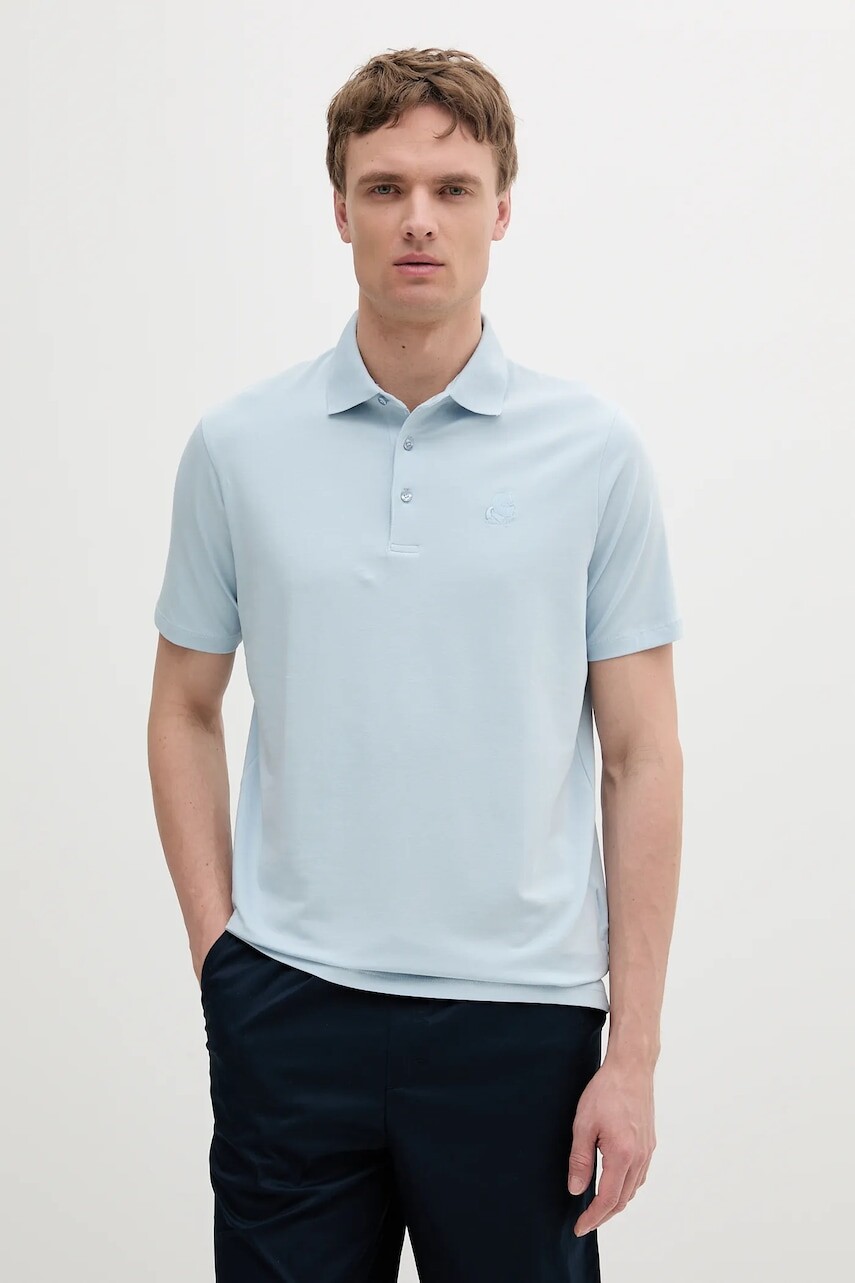 Polo tričko Karl Lagerfeld pánske, jednofarebné, 552221.745750