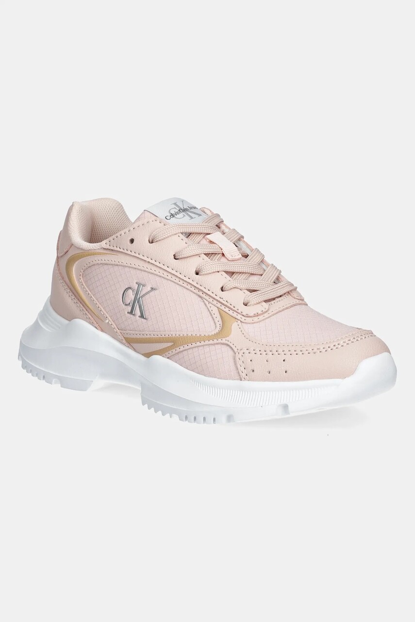 Tenisky Calvin Klein Jeans ružová farba, V3A9-82030
