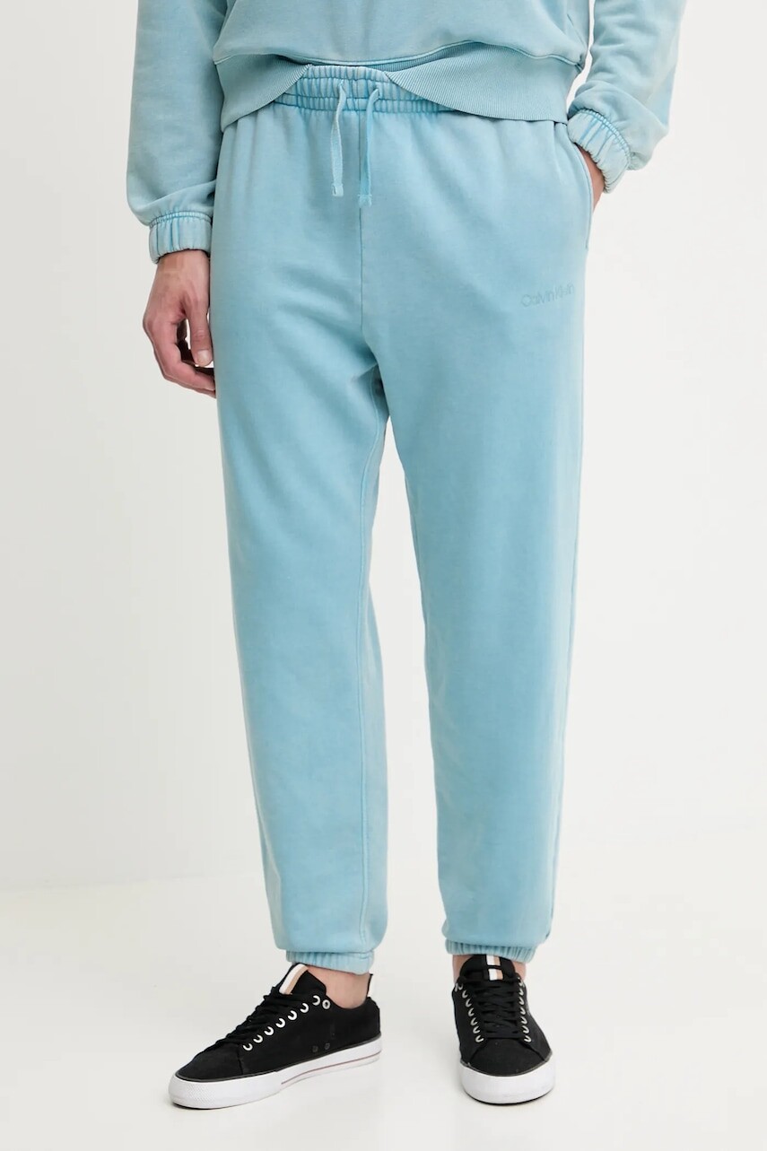 Tepláky Calvin Klein Underwear tyrkysová farba, jednofarebné, LV00NM2895