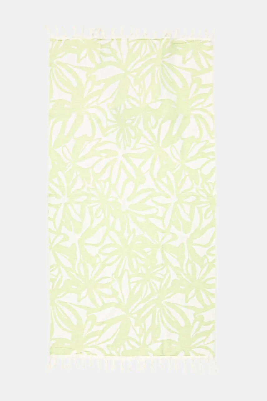 Bavlnený plážový uterák United Colors of Benetton béžová farba, 665N1800T