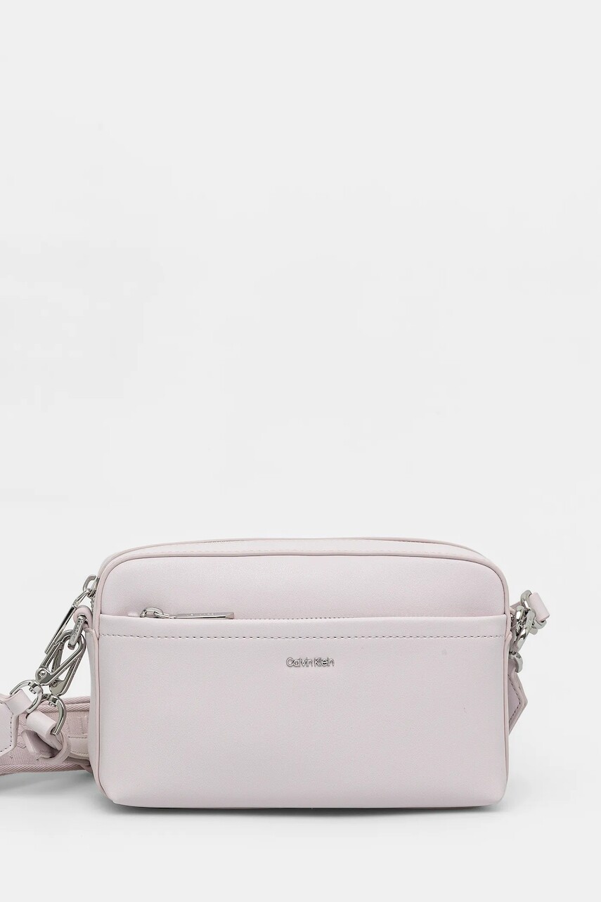 Kabelka Calvin Klein fialová farba, LV04F3094G