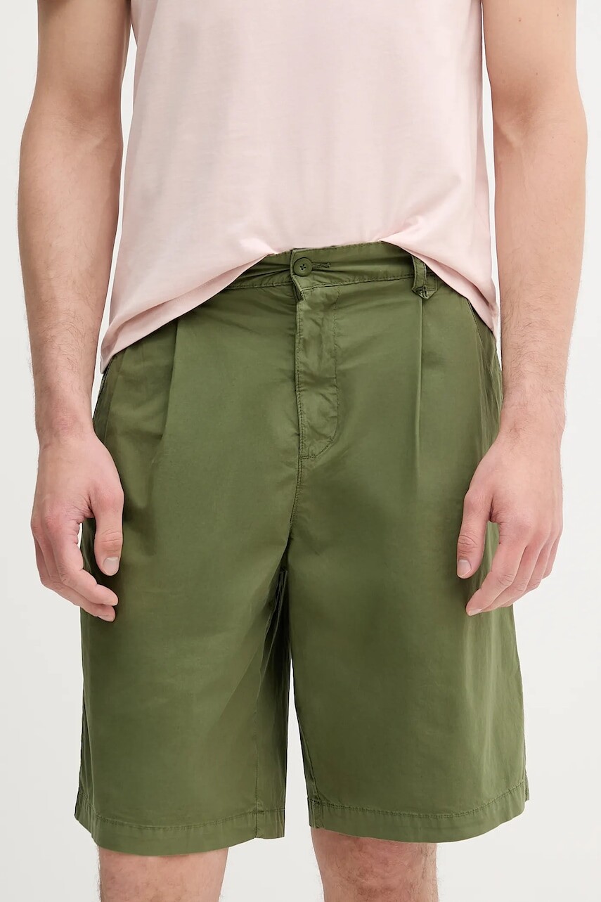 Šortky United Colors of Benetton hnedá farba, 462SU9011