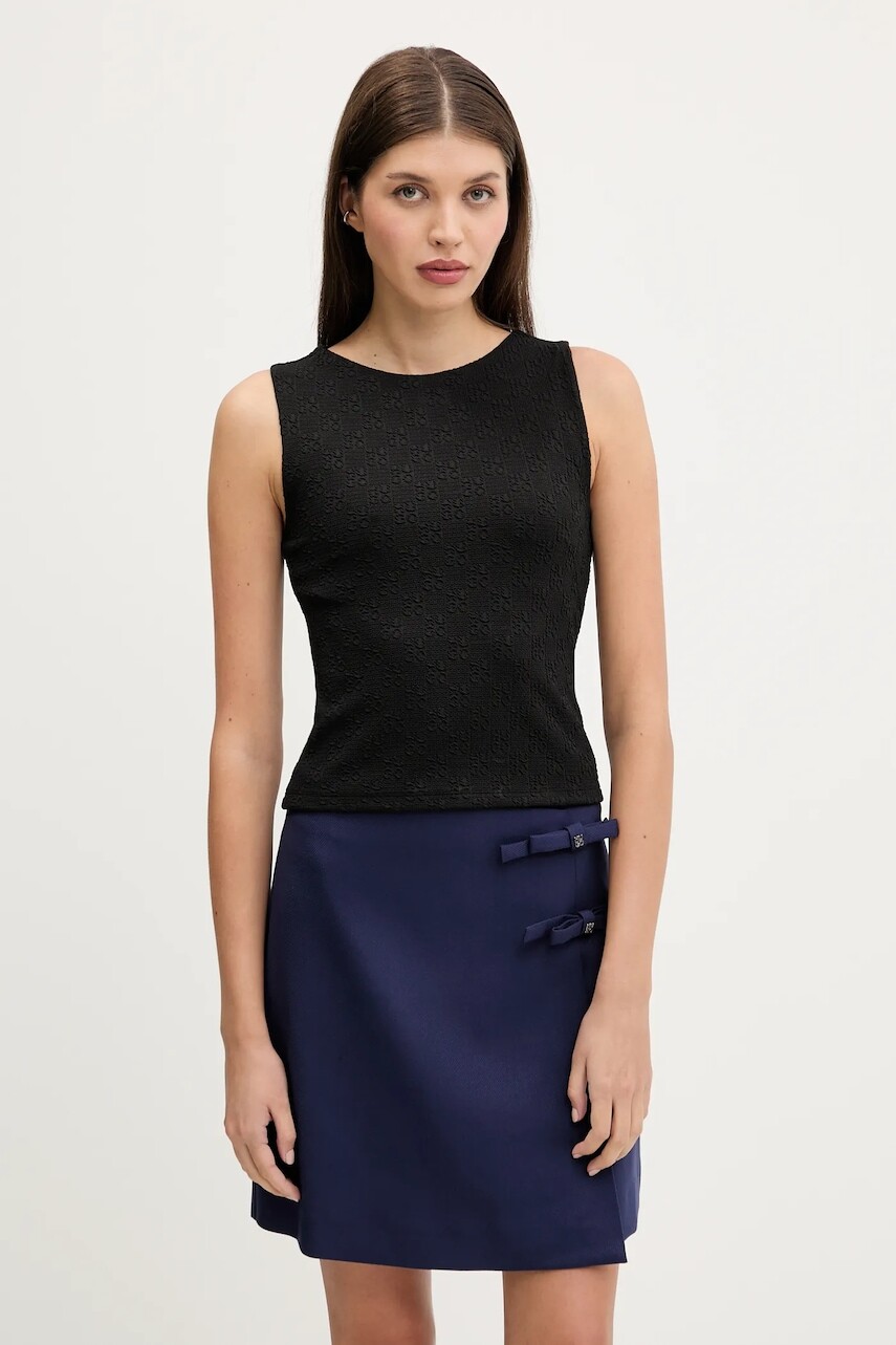 Top HUGO čierna farba, 50542420