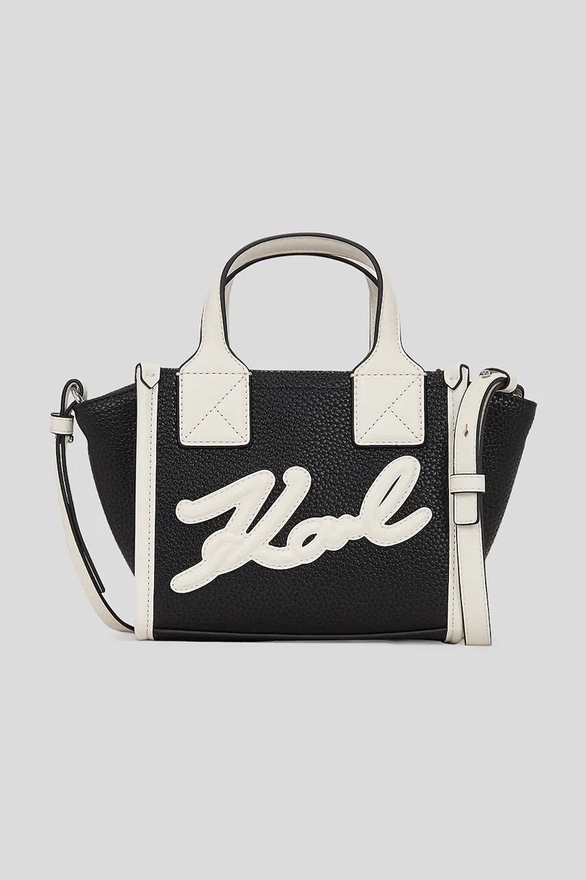 Kabelka Karl Lagerfeld K/SKUARE čierna farba, A3W30028