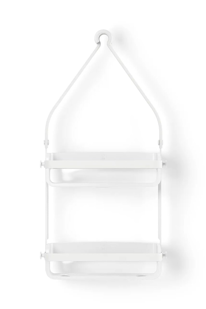 Závesný regál do sprchy Umbra Flex biela farba