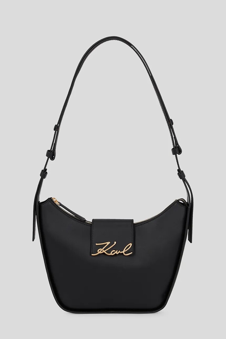 Kabelka Karl Lagerfeld K/SIGNATURE čierna farba, A3W30046