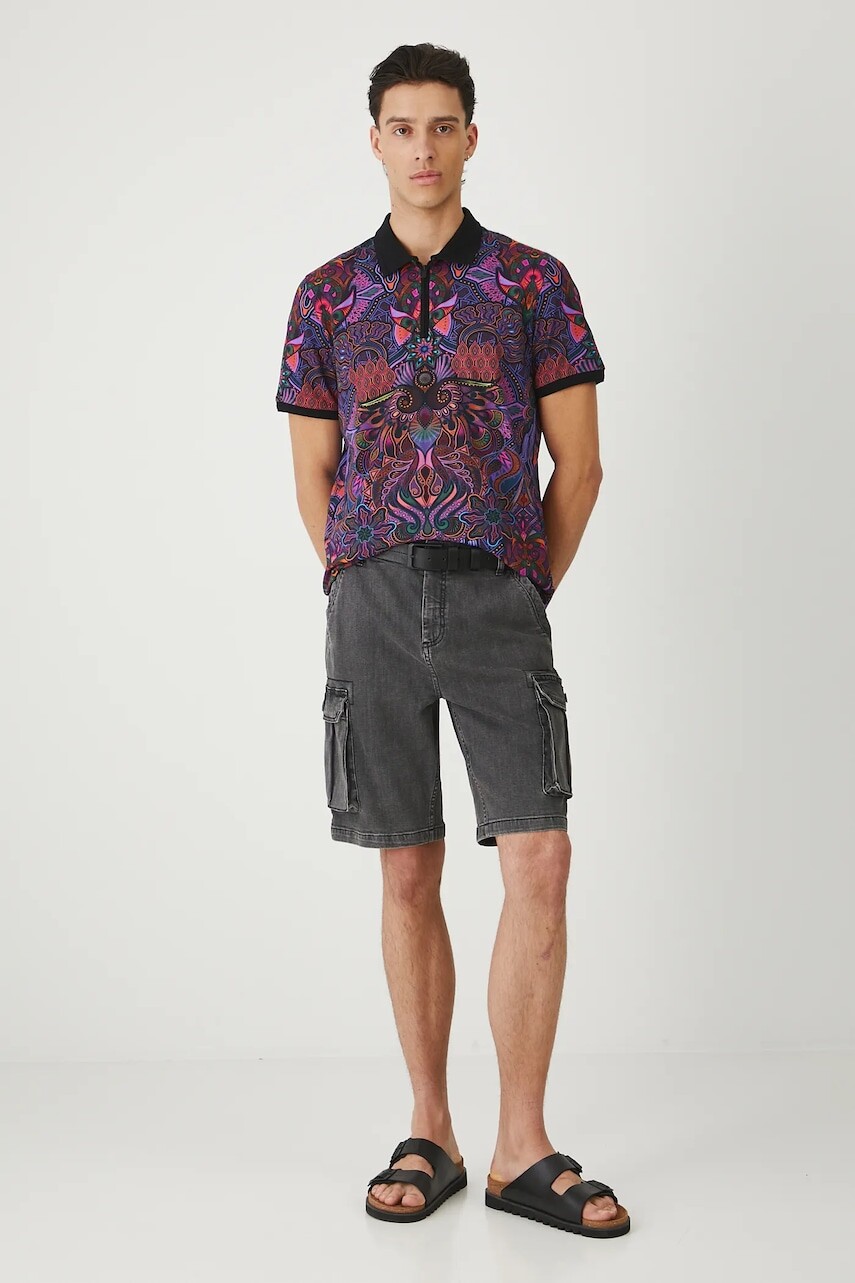 Polokošeľa Medicine viac farieb, vzorovaná