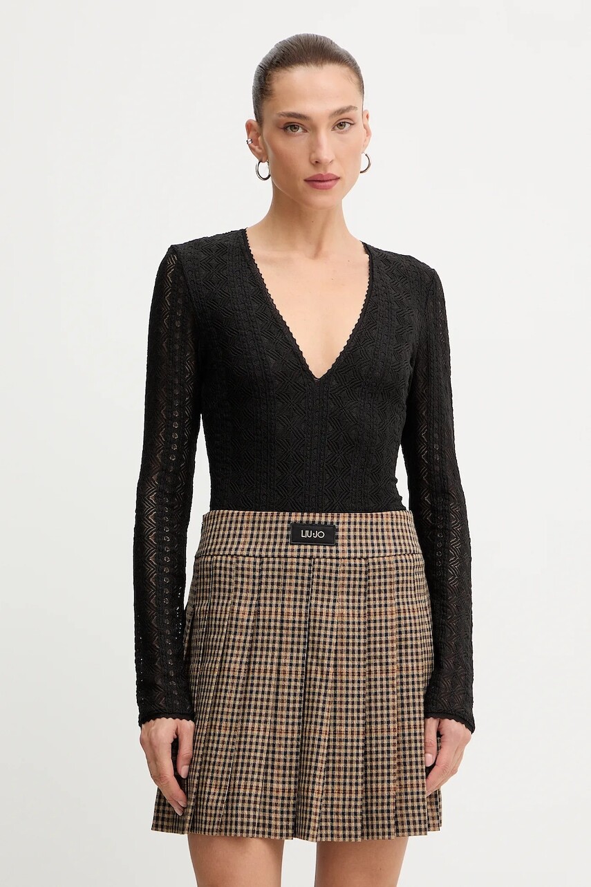 Body BOSS Orange čierna farba, 50543555