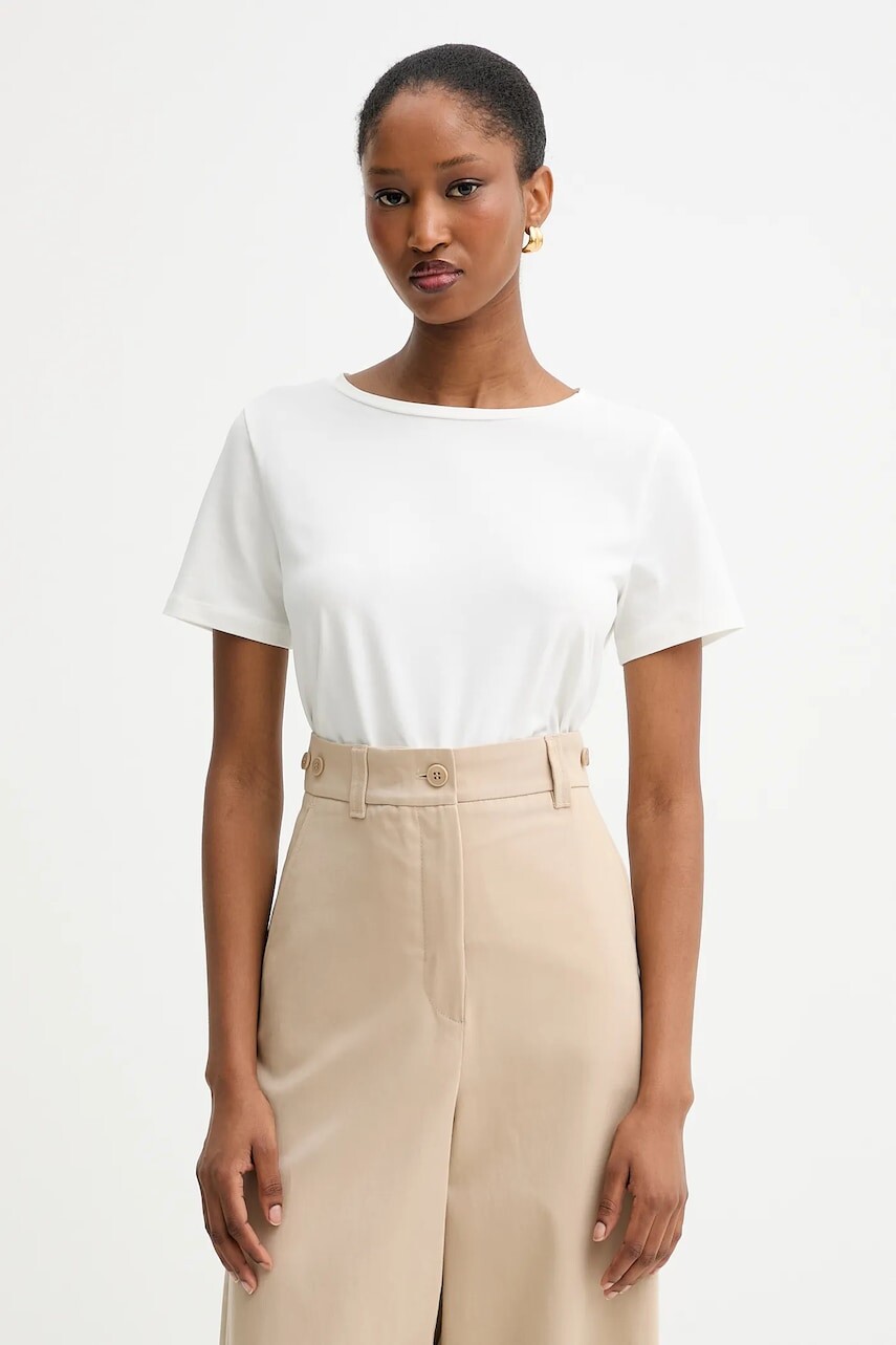 Tričko Weekend Max Mara MULTIB dámske, biela farba, 2525976011600