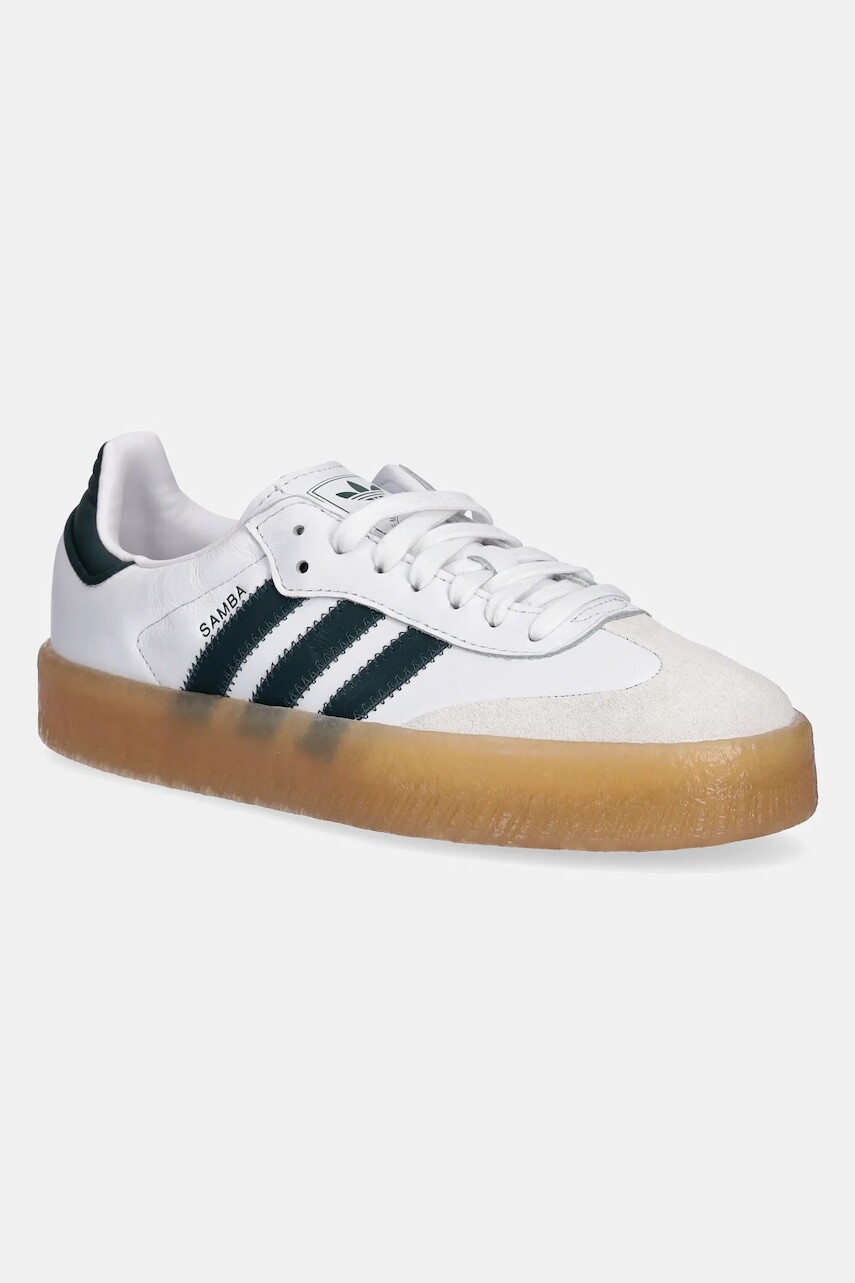 Kožené tenisky adidas Originals Sambae biela farba, JQ0983