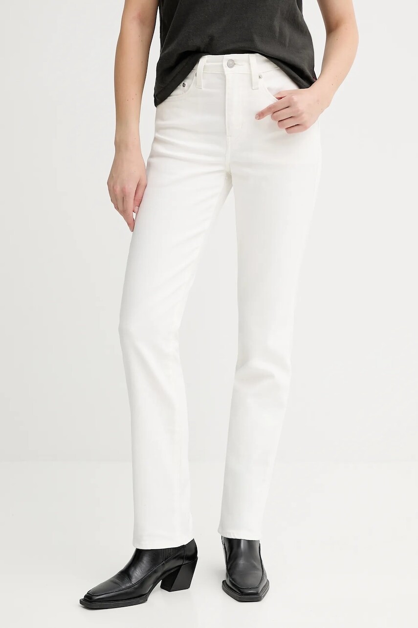 Rifle Levi's 724 HIGH RISE STRAIGHT béžová farba, 18883,724 HIGH RISE STRAIGHT