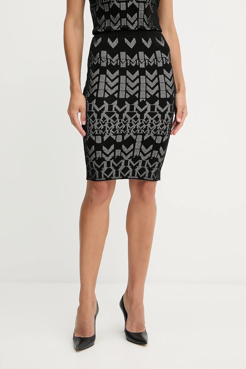 Sukňa Marciano by Guess BILLIE čierna farba, mini, puzdrová, 5YGD16 5877Z