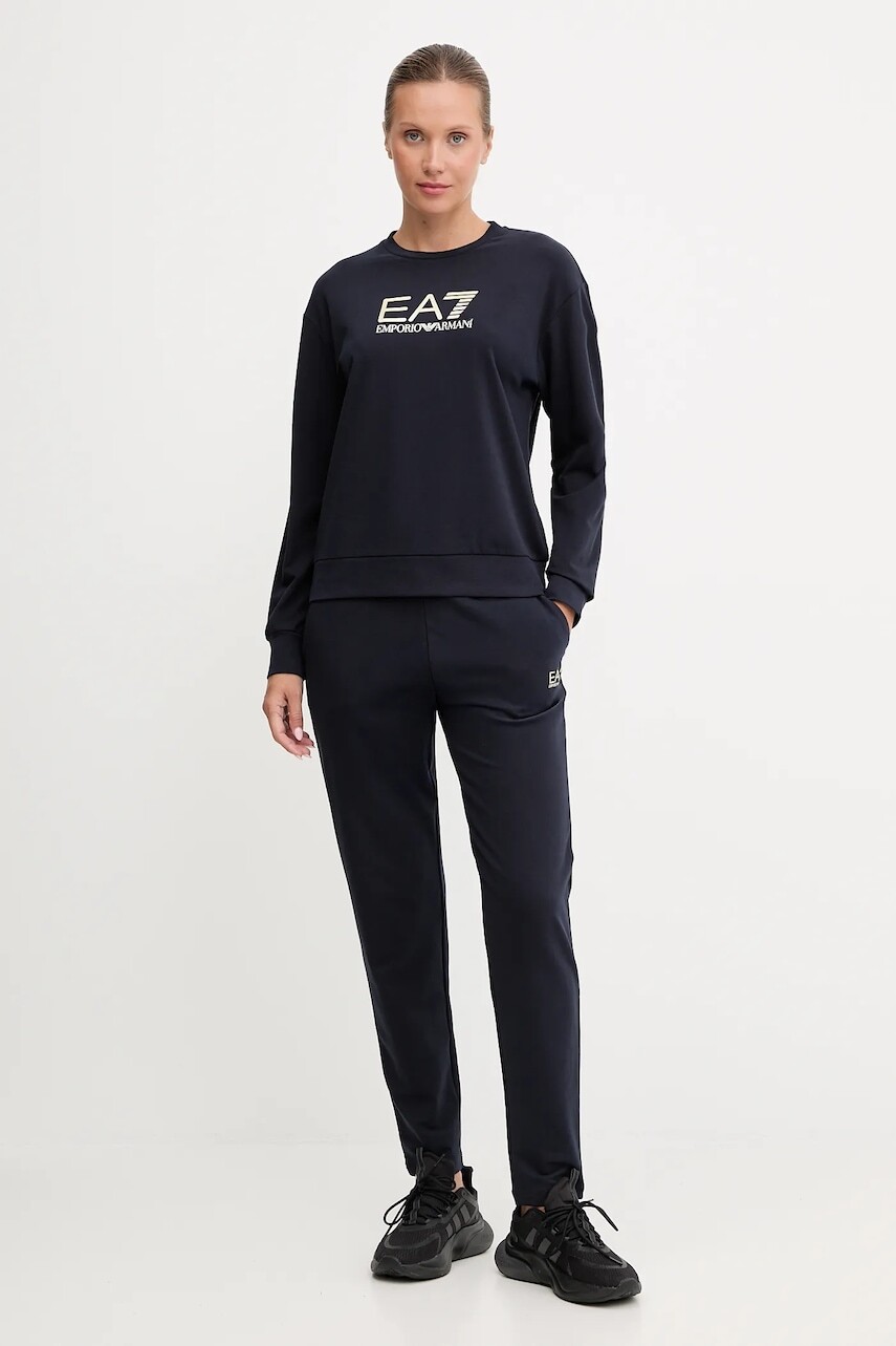 Tepláková súprava EA7 Emporio Armani tmavomodrá farba, AF13135.7W000115