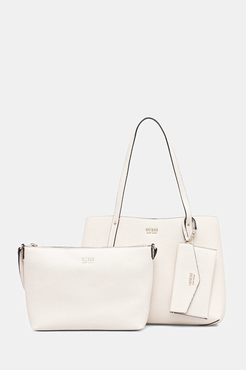 Kabelka Guess BRENTON béžová farba, HWPG96 48230