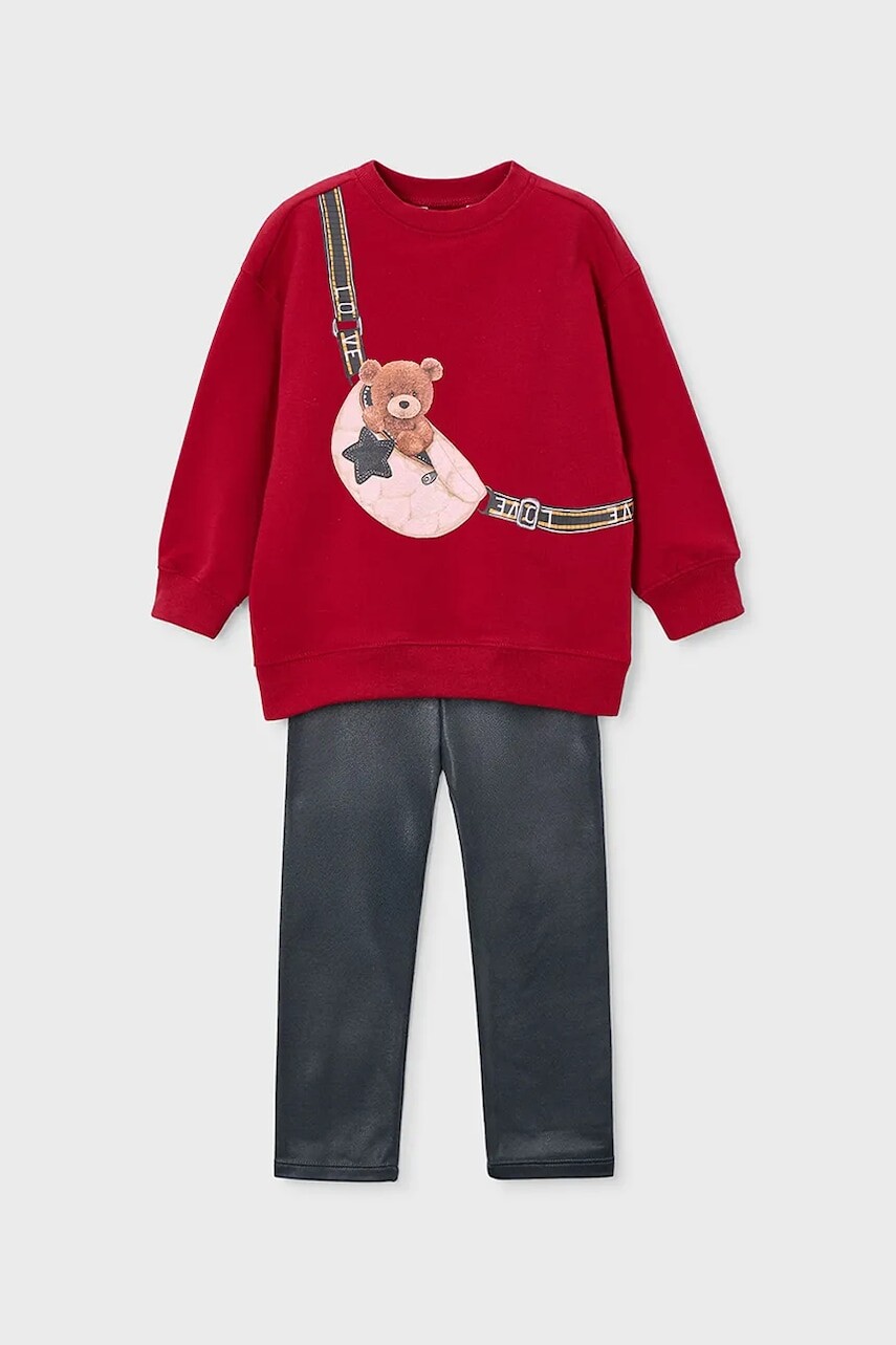 Detská súprava Mayoral bordová farba, 4727