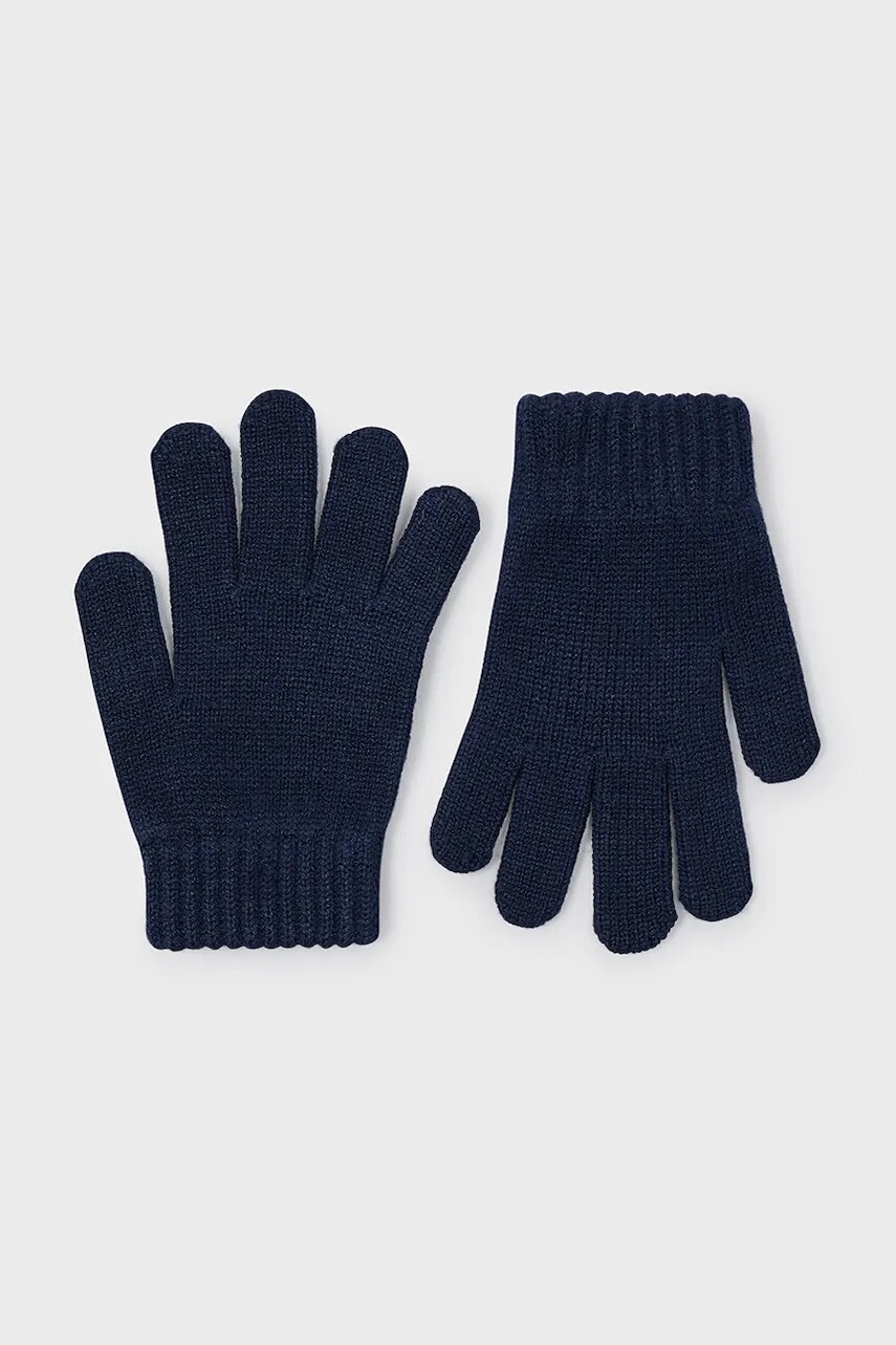 Detské rukavice Mayoral tmavomodrá farba, 10062