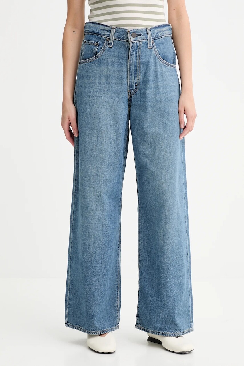 Rifle Levi's CINCH BAGGY vysoký pás, 001UP,CINCH BAGGY