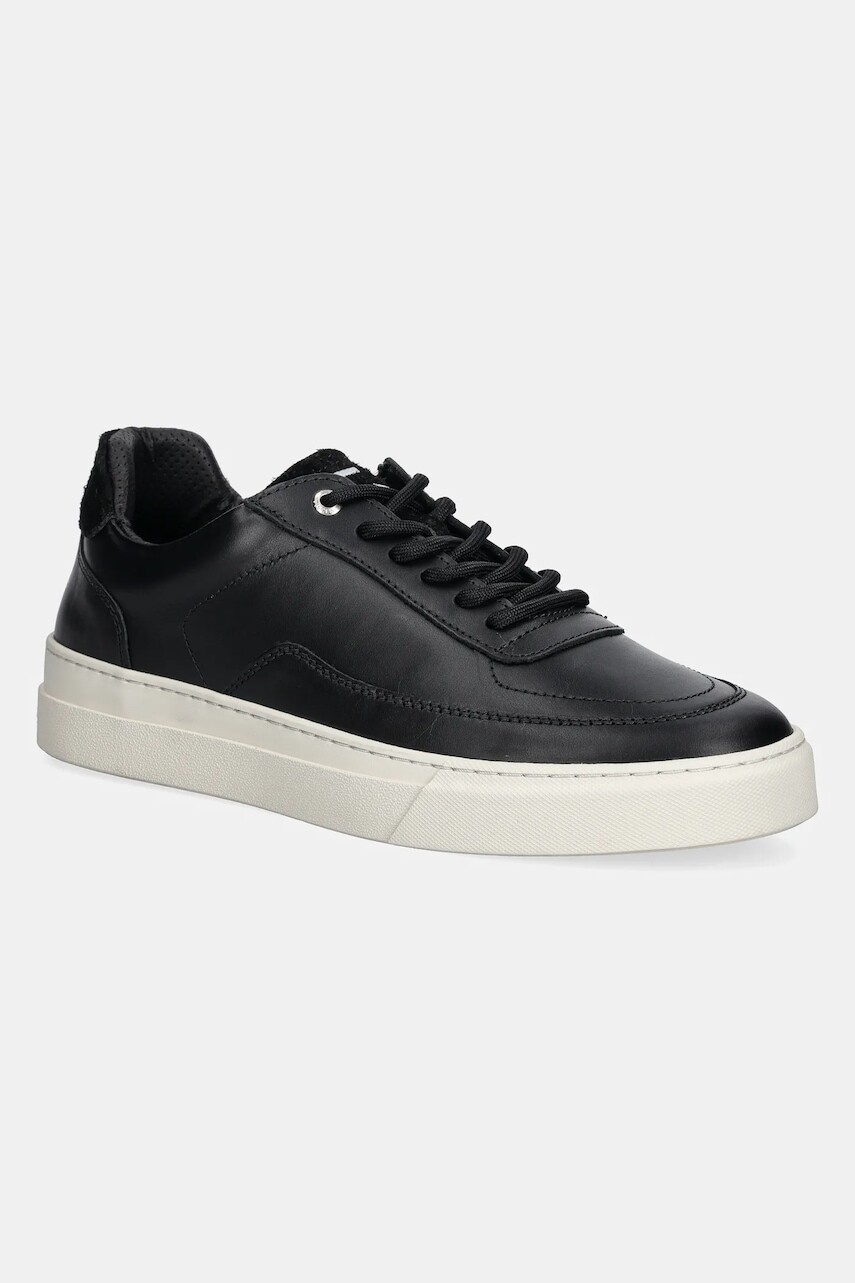 Kožené tenisky Filling Pieces Mondo Viera pánske, čierna farba, 46778891861