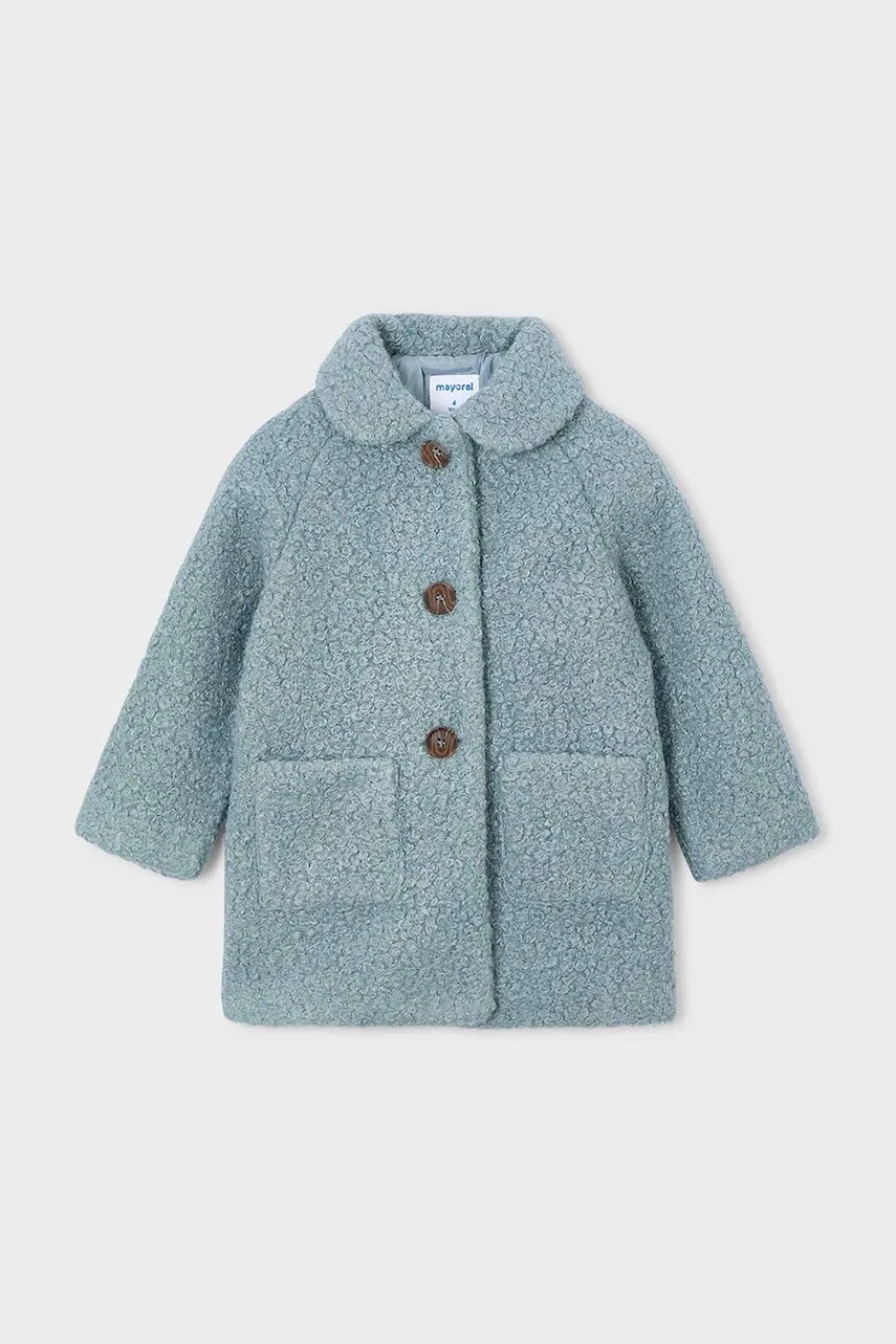 Detský kabát Mayoral zelená farba, 4439