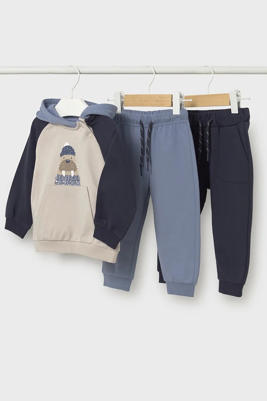 Tepláková súprava pre bábätká Mayoral modrá farba, 2835