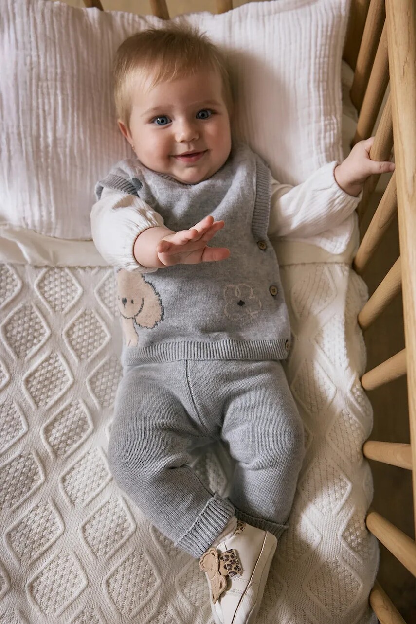 Sada pre bábätká Mayoral Newborn šedá farba, 2709