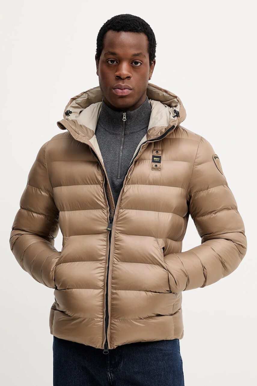 Bunda Blauer tmavomodrá farba, zimná, BLUC02079