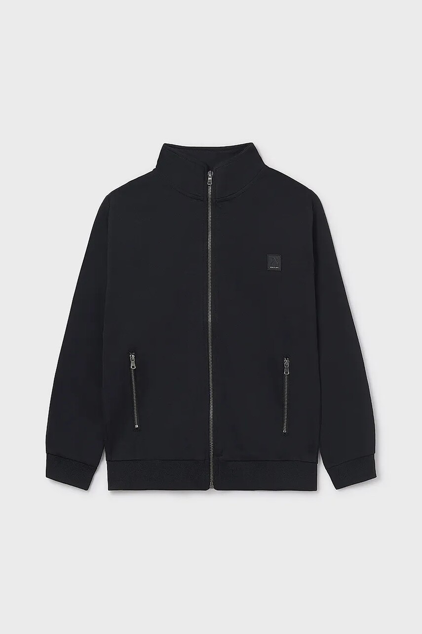 Detská mikina Mayoral čierna farba, jednofarebná, 7420