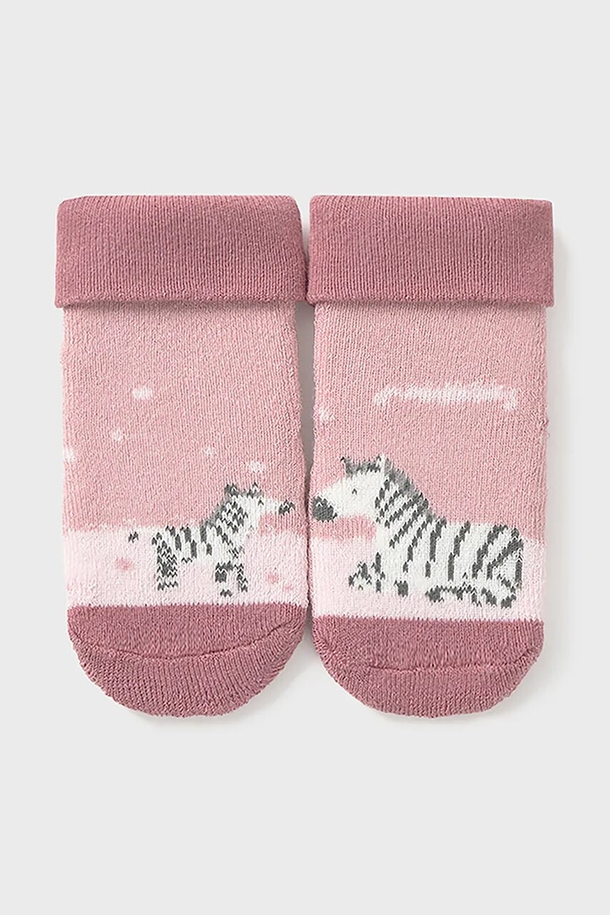 Ponožky pre bábätká Mayoral Newborn ružová farba, 9919