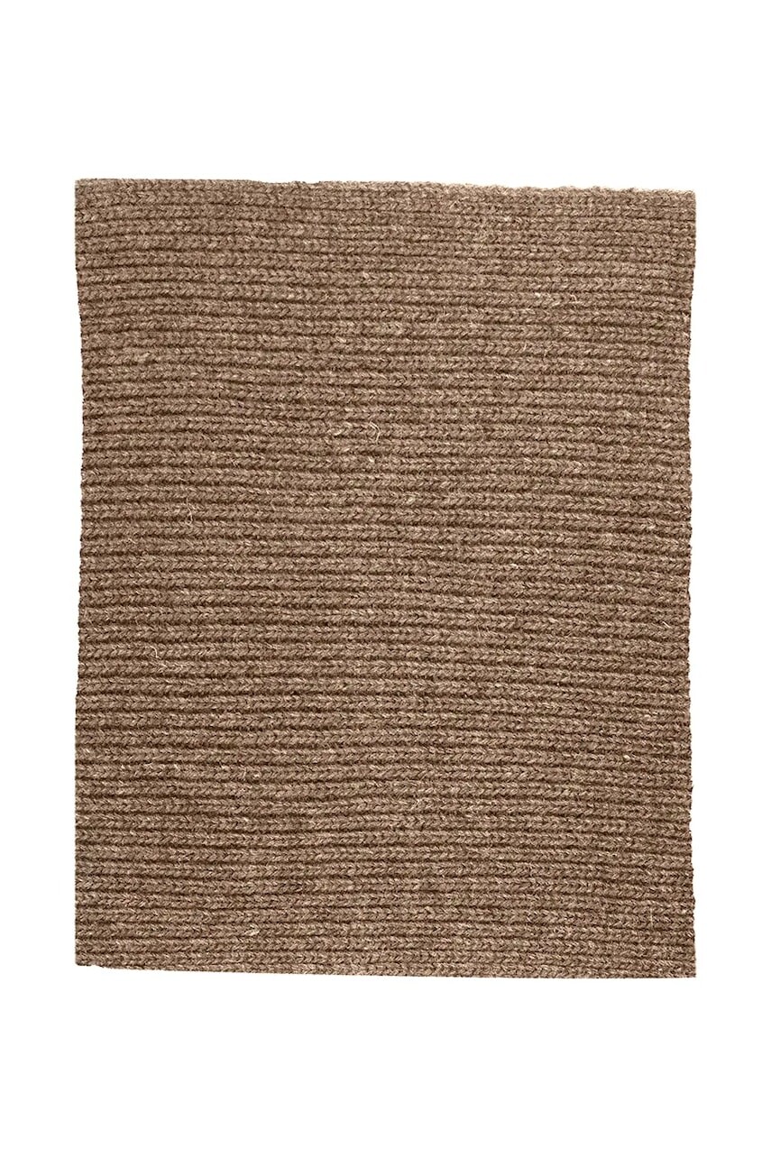 Detský vlnený šál Jamiks THEO hnedá farba, jednofarebný, JZI232