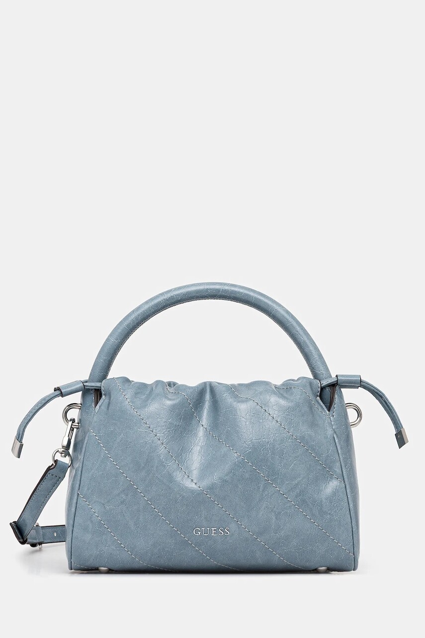 Kabelka Guess AMYS modrá farba, HWMY96 59160