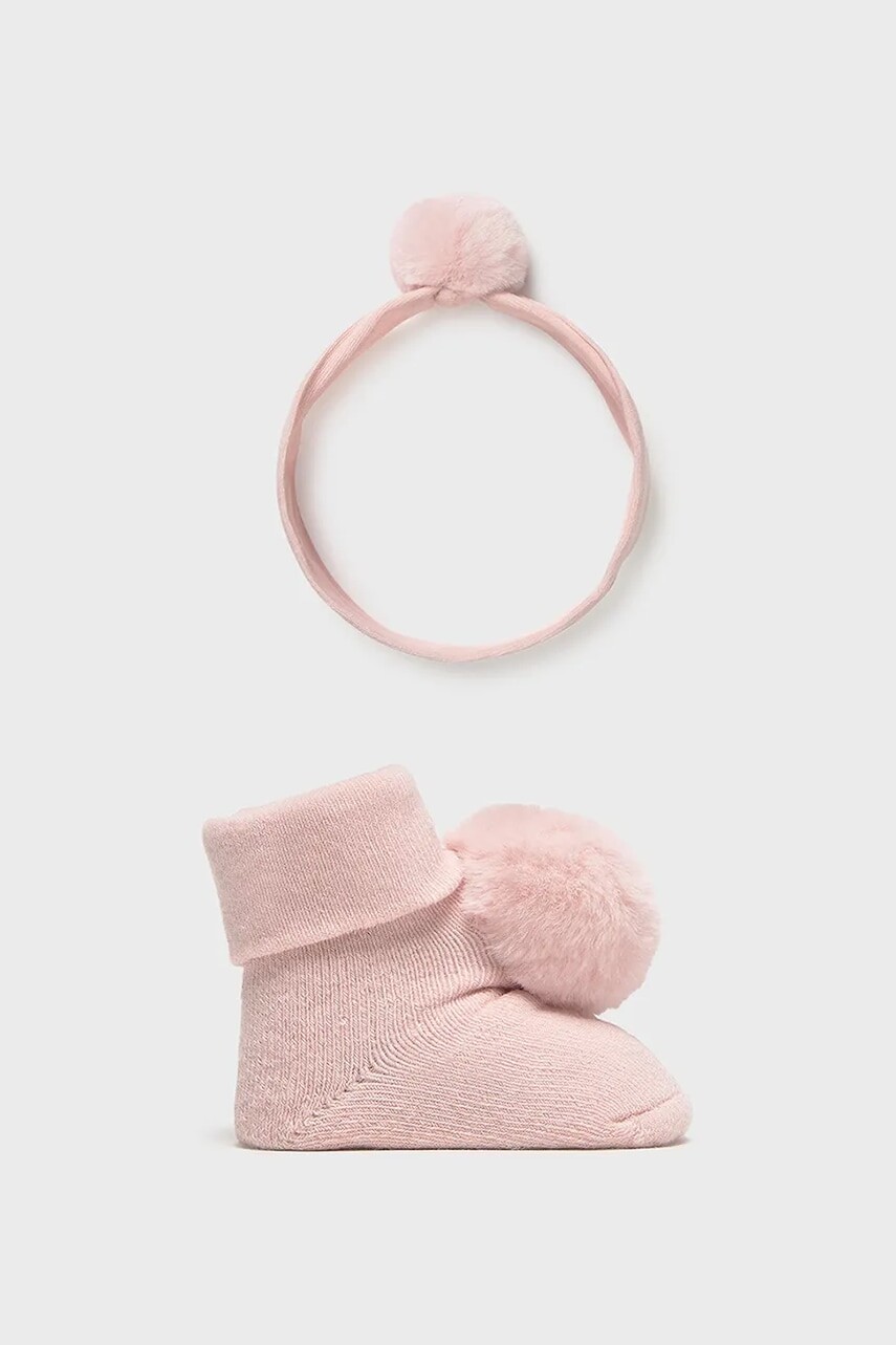 Ponožky pre bábätká Mayoral Newborn červená farba, 9922