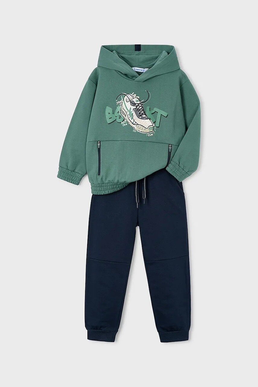 Detská tepláková súprava Mayoral zelená farba, 4802