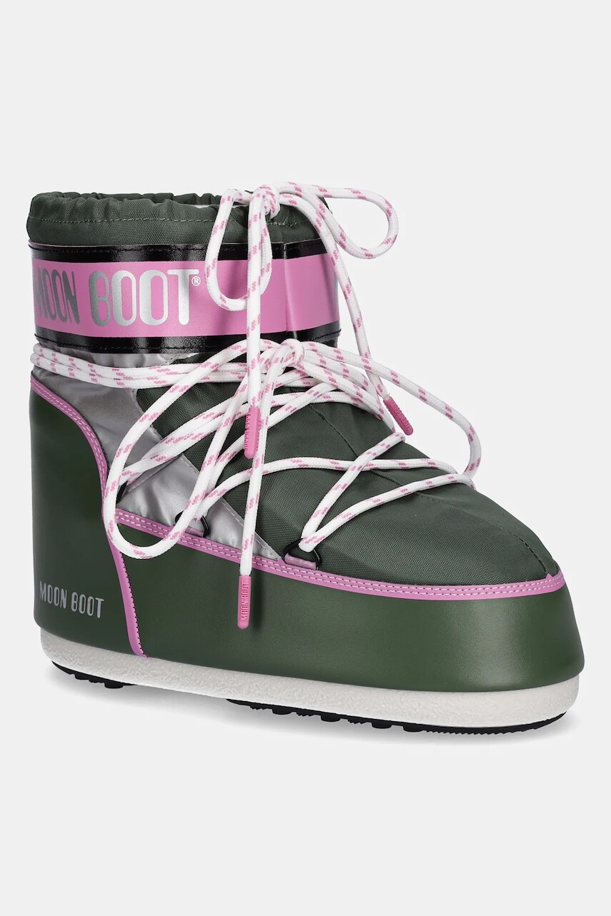 Snehule Moon Boot MB ICON LOW SPACE RACING zelená farba, 80D1409650 GH01