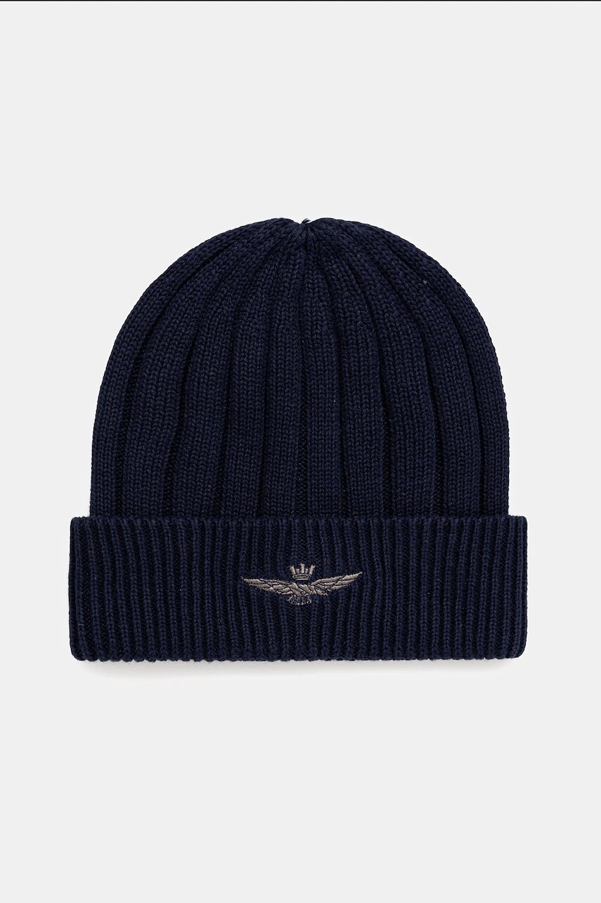 Bavlnená čiapka Aeronautica Militare tmavomodrá farba, CU0063UL00485