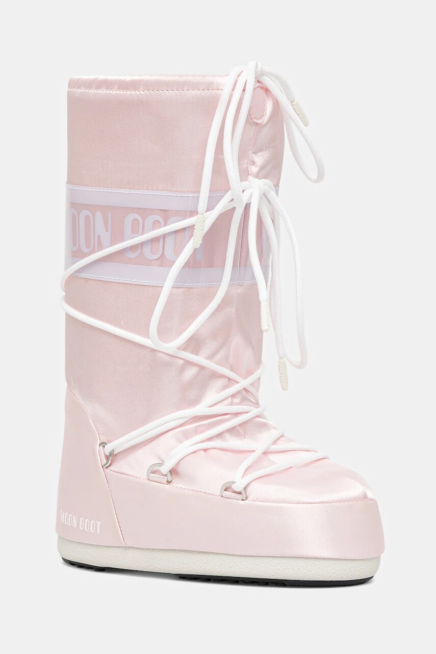 Snehule Moon Boot MB ICON PEARLY ružová farba, 80D1403060 J032