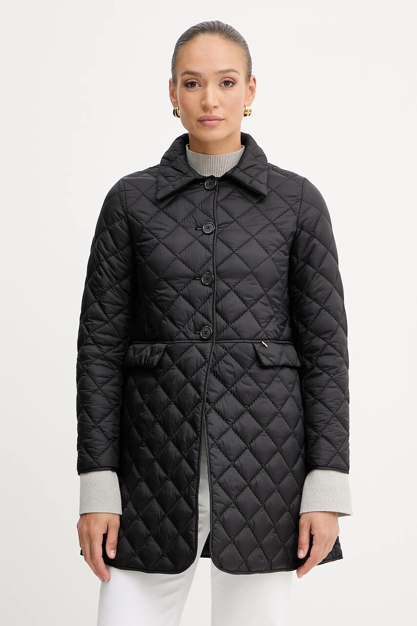 Bunda Silvian Heach WILTZ čierna farba, prechodná, GPA25301PI