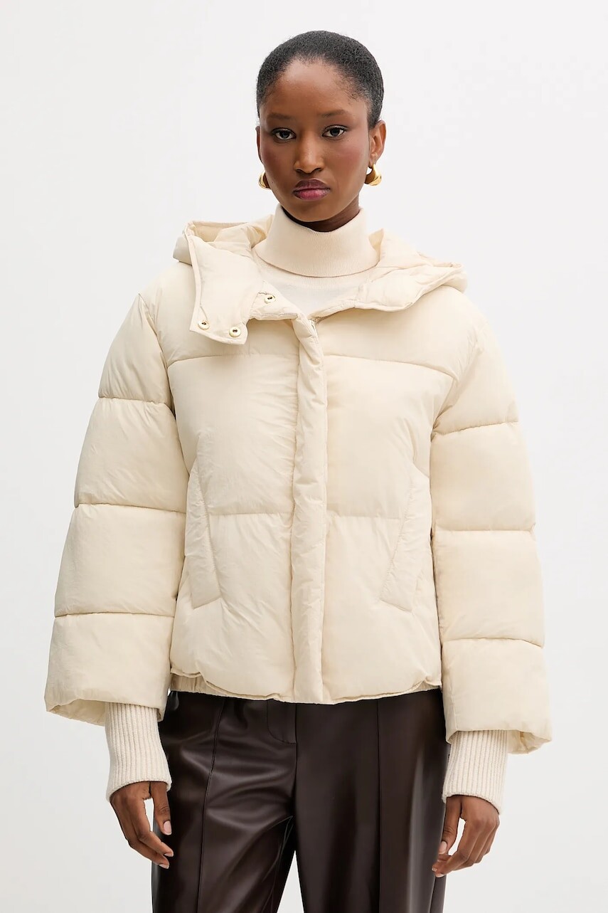 Bunda Silvian Heach GURUZETA béžová farba, zimná, GPA25388PI