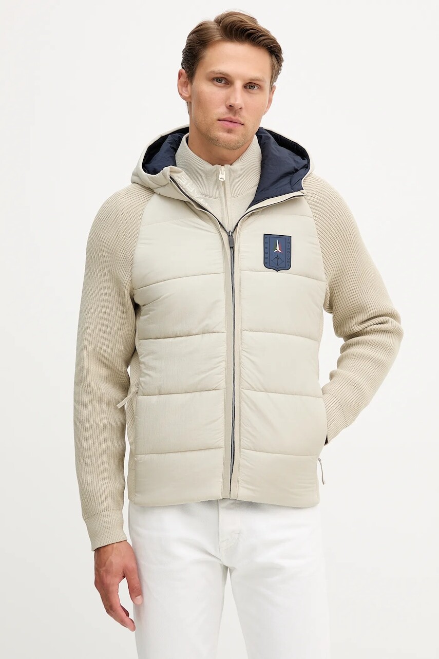 Bunda Aeronautica Militare béžová farba, prechodná, AM1383UCL00001