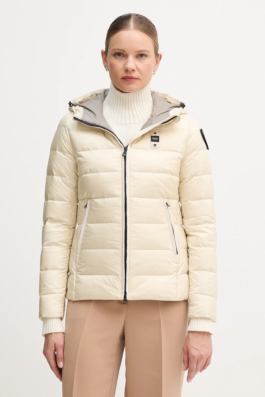 Páperová bunda Blauer CHARME šedá farba, zimná, BLDC03100