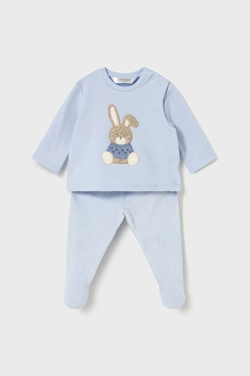 Sada pre bábätká Mayoral Newborn modrá farba, 2566