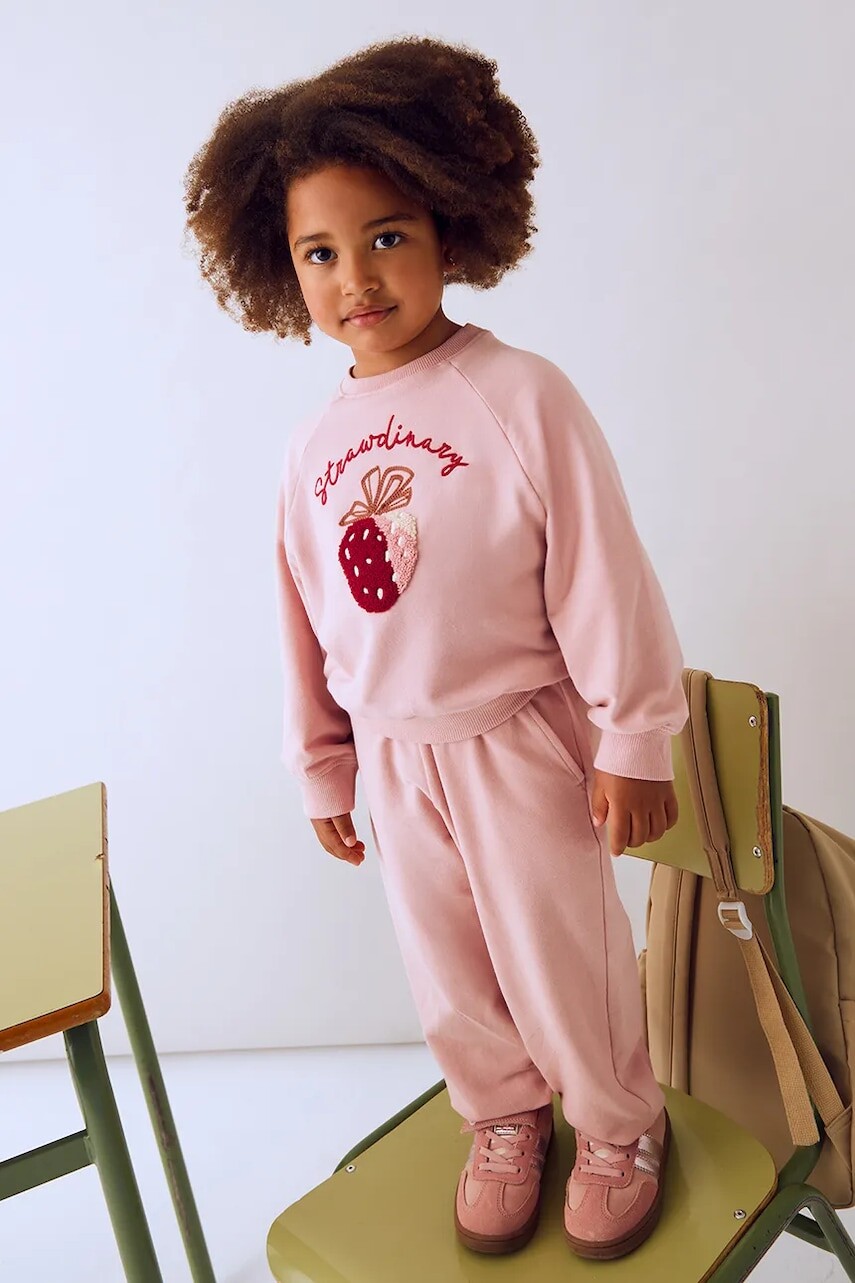 Detská tepláková súprava Mayoral ružová farba, 4893