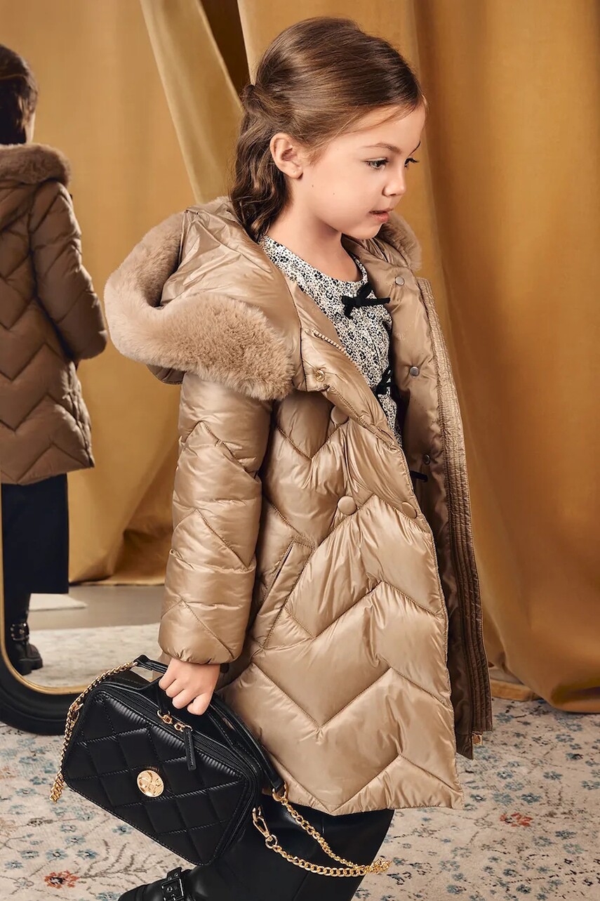 Detská bunda Abel&Lula zelená farba, 5847