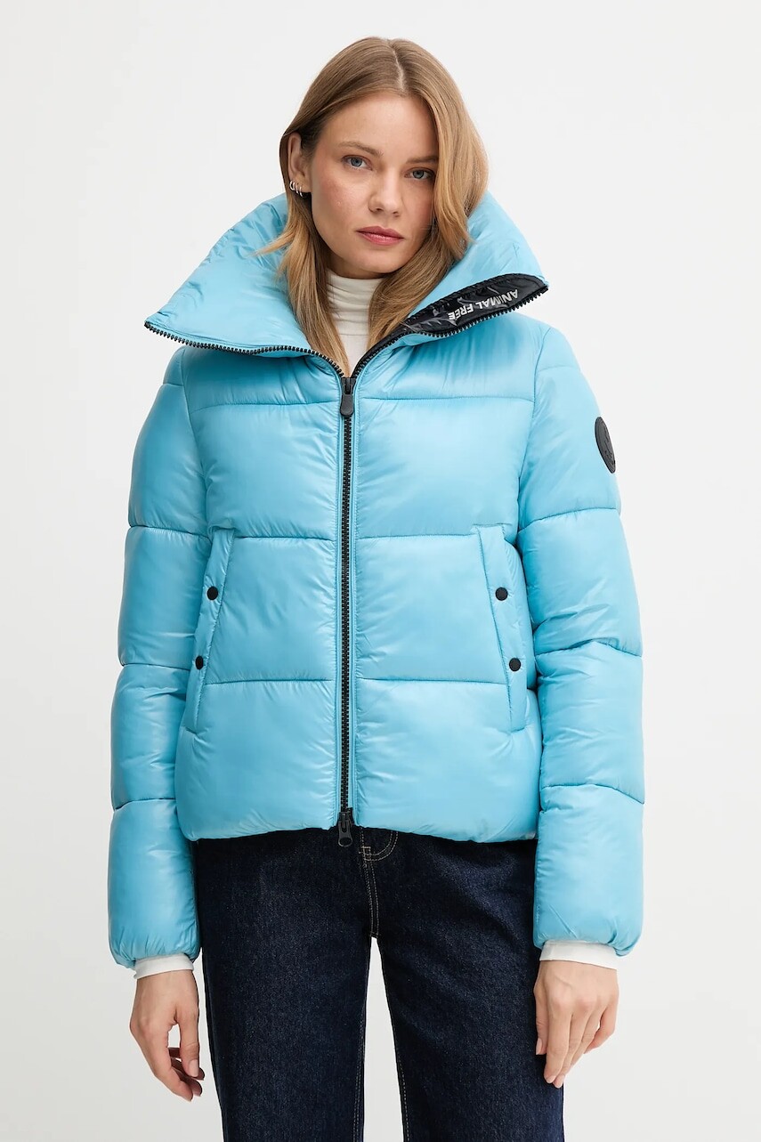 Bunda Save The Duck ISLA modrá farba, prechodná, D39370W.LOVE21