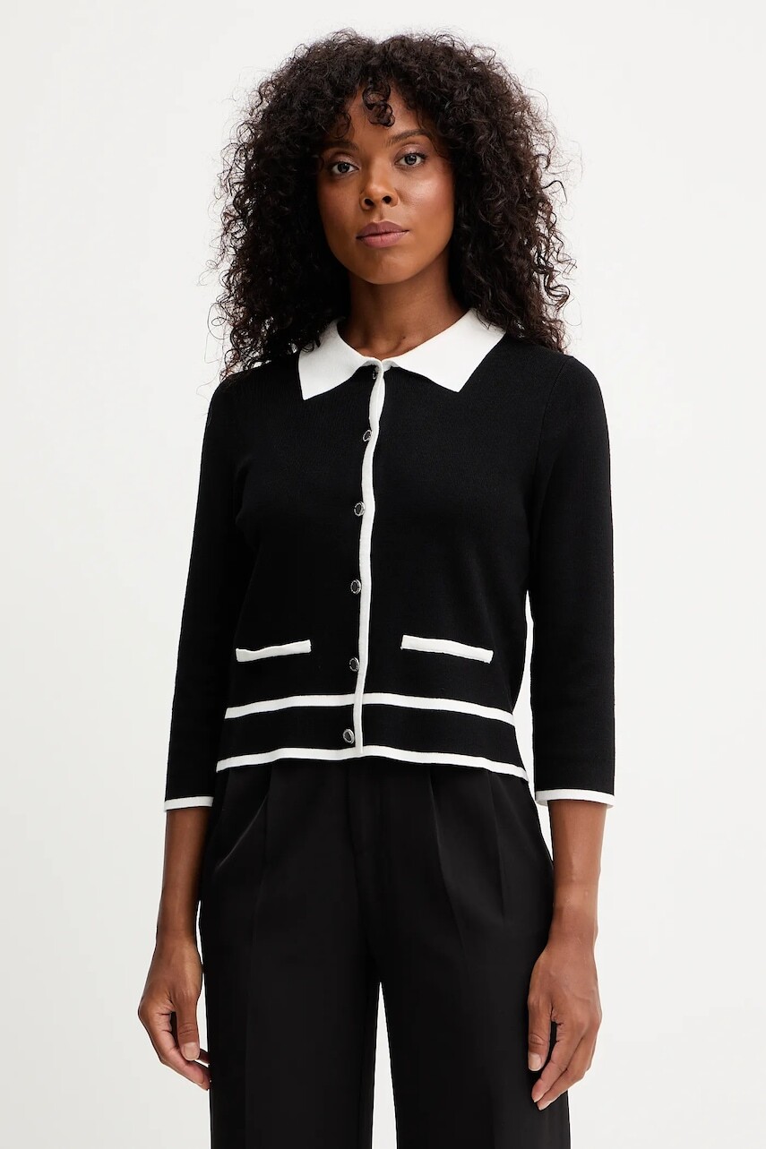 Kardigán Morgan čierna farba, ľahký, MJIM