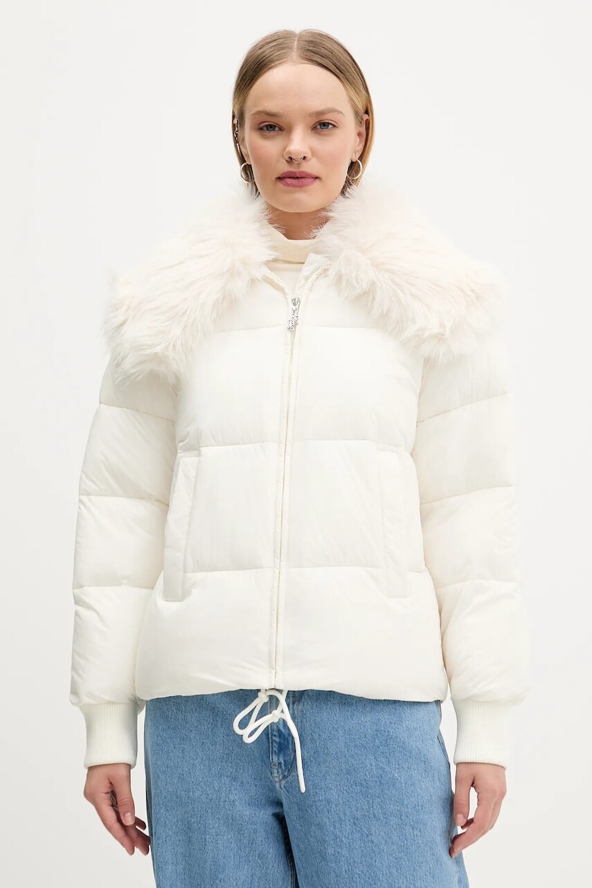 Bunda Hugo Blue béžová farba, zimná, 50548005