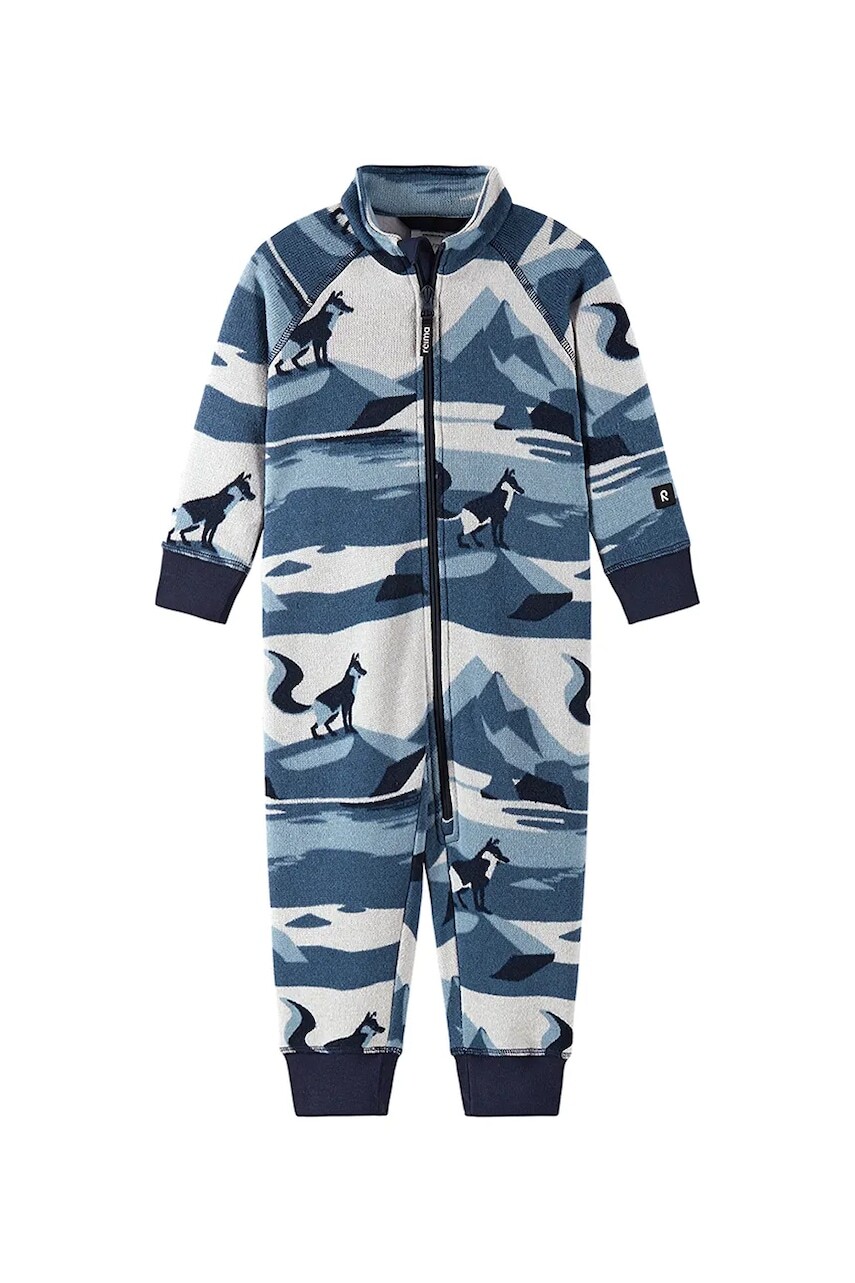 Overal pre bábätká Reima Myytti modrá farba, 5200042A